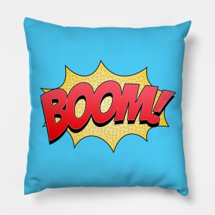 Boom Comic Book Emoji Pillow