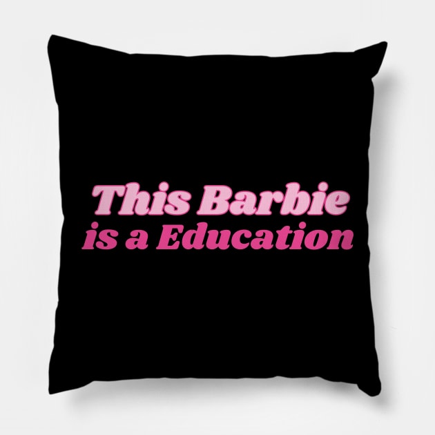 Education Barbie Pillow by StarMa