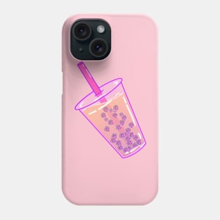 Pink Toe bean boba Phone Case