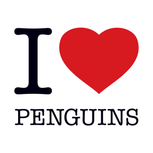 I LOVE PENGUINS T-Shirt