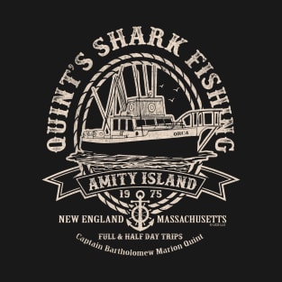 Quint's Shark Fishing Amity Island (Universal © UCS LLC) T-Shirt
