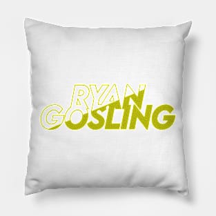 Ryan Gosling vector art fan works graphic design by ironpalette Pillow