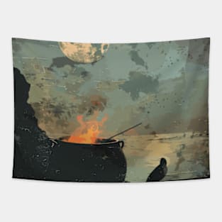 Witch Cauldron Tapestry