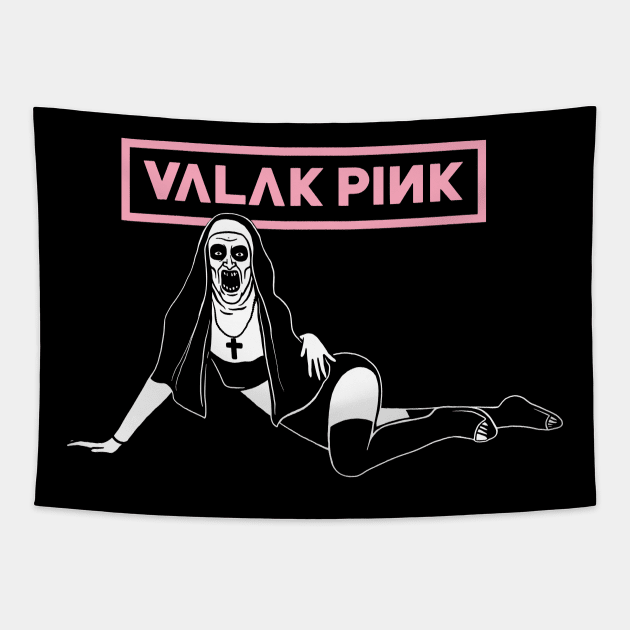 valak pink Tapestry by art of gaci