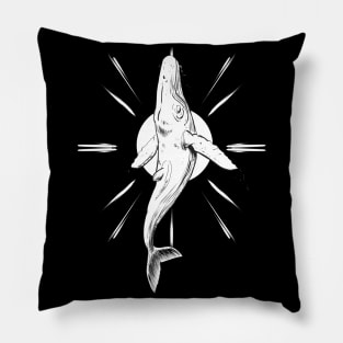 White whale holy grail Pillow