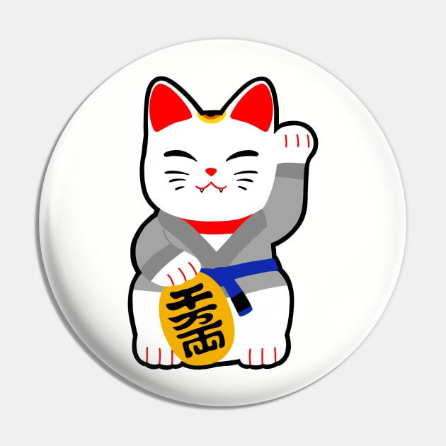 Jiu jitsu maneki neko bjj blue belt Pin by sivelobanova