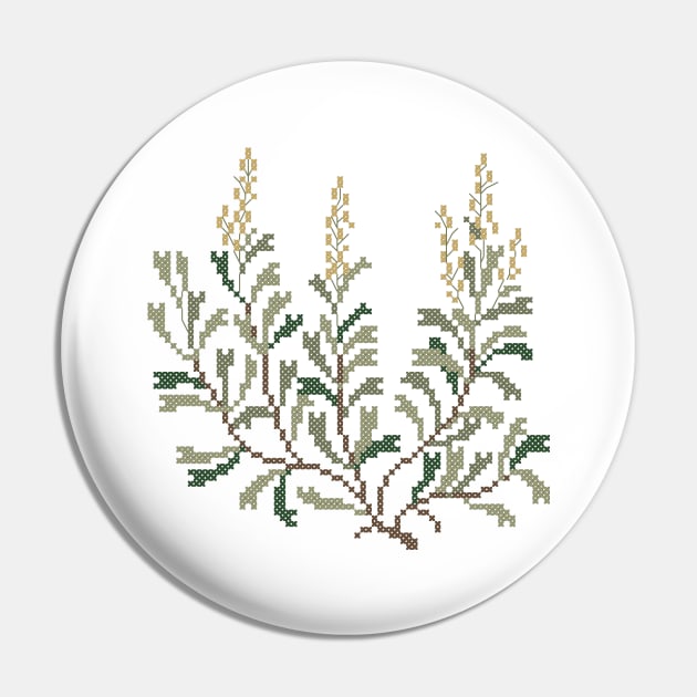 Nevada State Flower Sagebrush Pin by inotyler