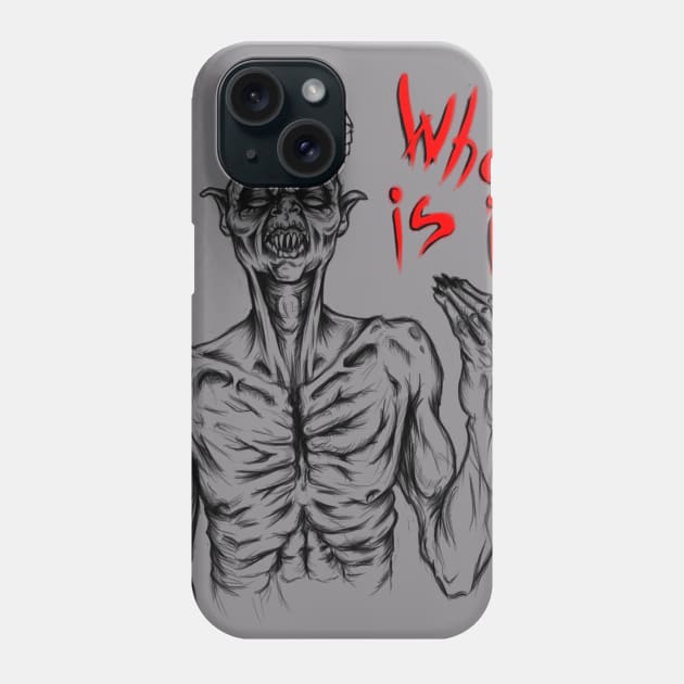 Evil Devil Phone Case by GrafDeGoose