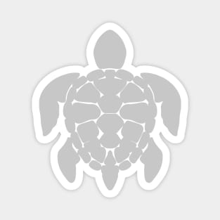 Turtle sihouette (light grey) Magnet