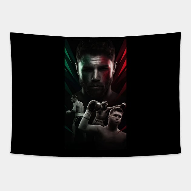 Canelo Alvarez Motivational Tapestry by Fit-Flex