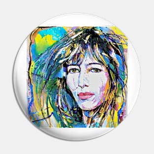 Portrait of Sophie Marceau Pin