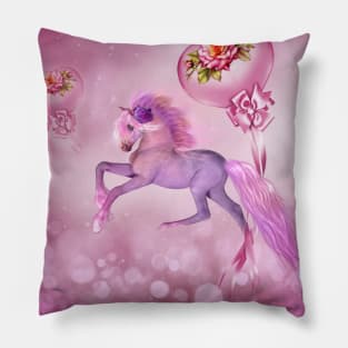 Wonderful fantasy foal with hearts Pillow