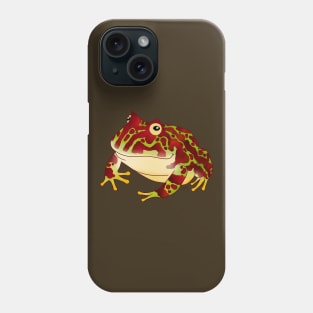 Red Ornate Pacman Frog Phone Case