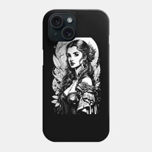 Mother Nature Black and White Phone Case