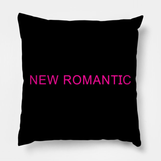 NEW ROMANTIC Pillow by DDSeudonym