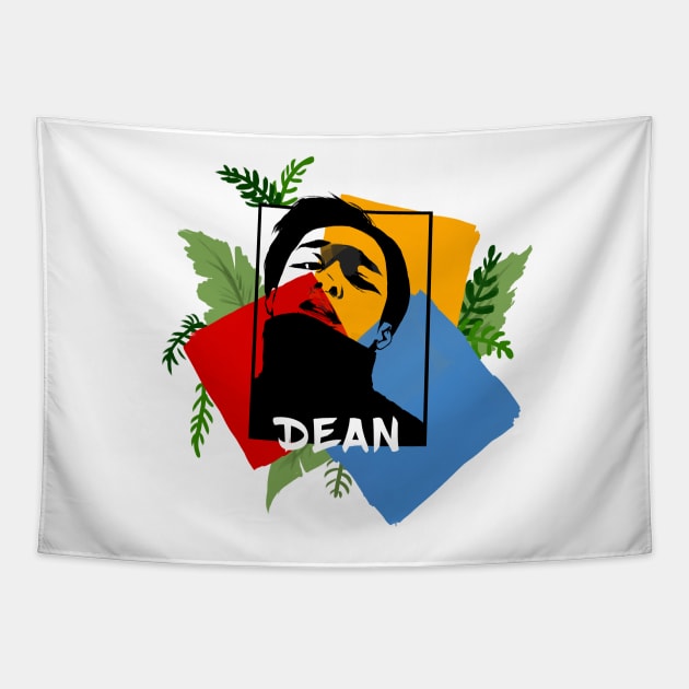 Dean Primary Colors Tapestry by jesxxiii