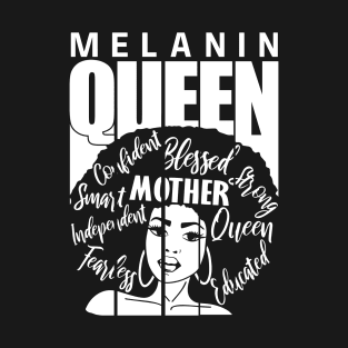 Melanin Queen - Afrocentric T-Shirt