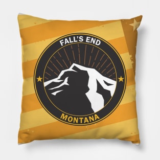 Fall's End Flag Pillow