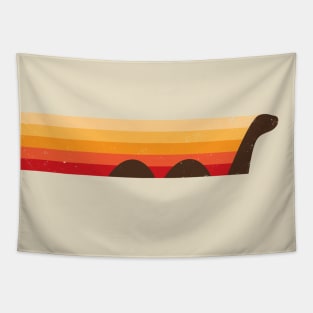 Retro Loch Ness Monster Tapestry