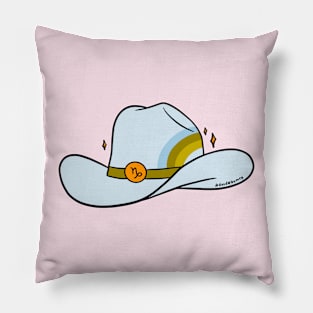 Capricorn Cowboy Hat Pillow