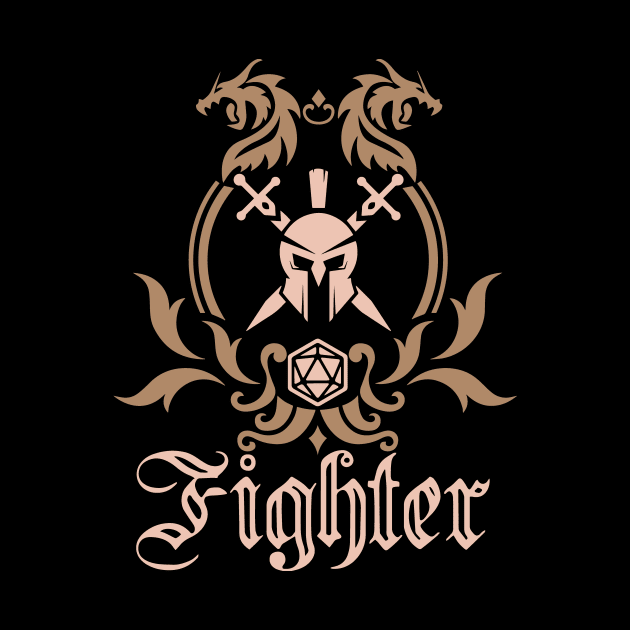 D&D Fighter Simple Class Emblem by Sunburst