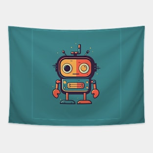 Cute robot Tapestry