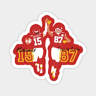 Patrick mahomes and Travis Kelce Magnet