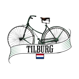 Tilburg Netherlands Flag Bicycle T-Shirt