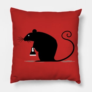 Rat Art Pillow