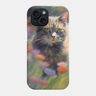 impressionism art cat  pt4 Phone Case