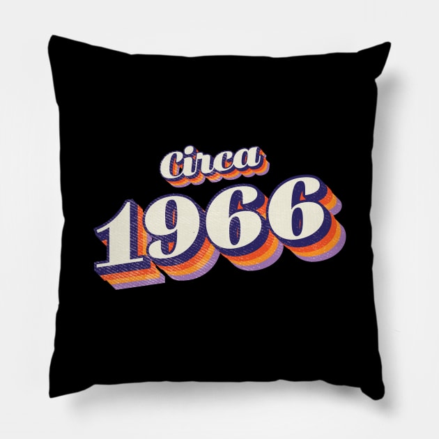 1966 Birthday Pillow by Vin Zzep