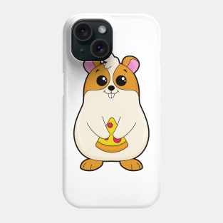 Hamster at Eating of Pizza Phone Case