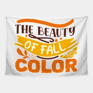 The beauty of fall color Tapestry