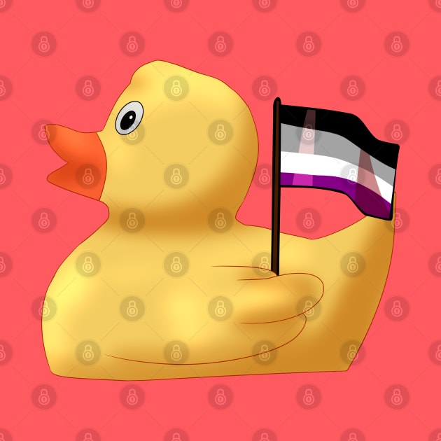 Asexual Rubber Duck by TheQueerPotato