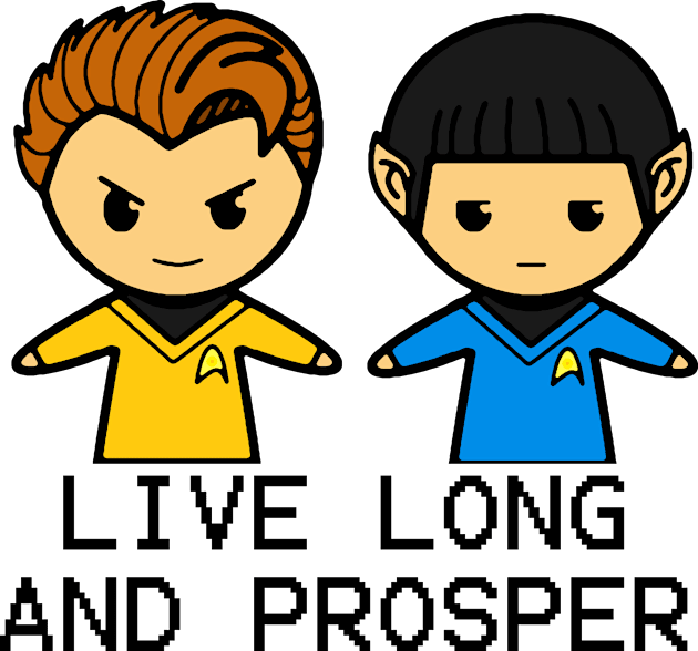 LIVE LONG AND PROSPER Kids T-Shirt by wss3