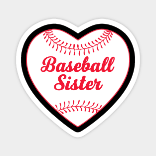 Baseball Sister Magnet