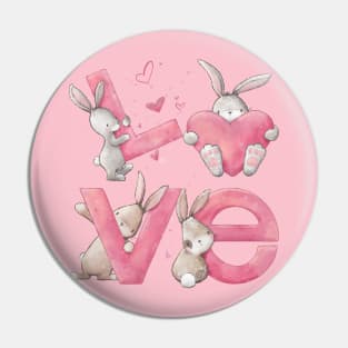 Bunny Love Pin