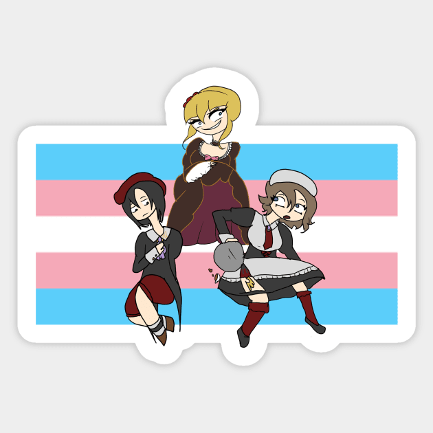 Transgender Trans Transpride Sticker By Gee Theyhe - Genderfluid