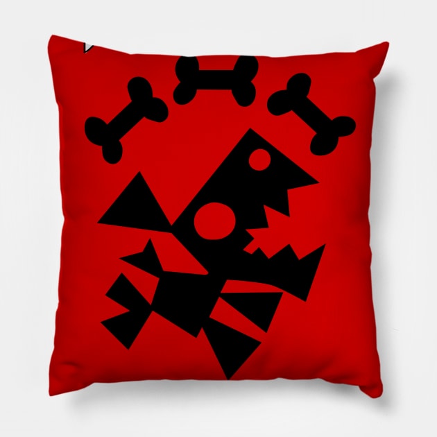 Dogstreet Pillow by NelHex