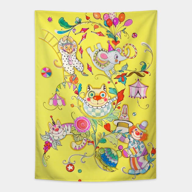 circus Tapestry by CATS ART