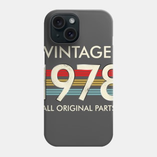 Vintage 1978 All Original Parts Phone Case