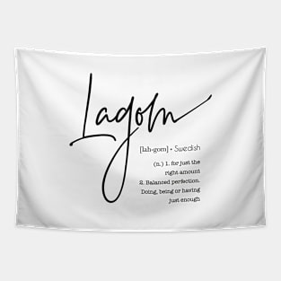 Lagom - Swedish Word Tapestry