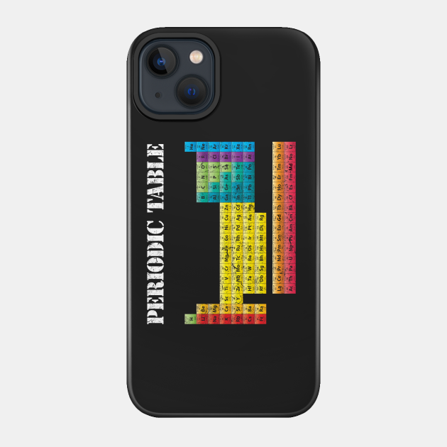 Vintage Periodic Table - Periodic Table - Phone Case