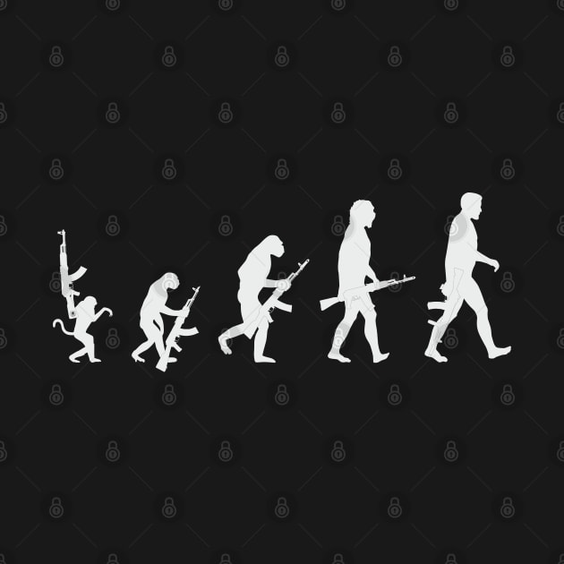 A joke! Evolution of a man with a Kalashnikov Assault Rifle by FAawRay