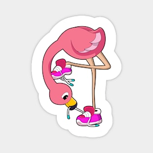 Flamingo with Shoes Magnet