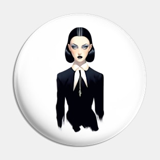 Wednesday Addams Concept Pin