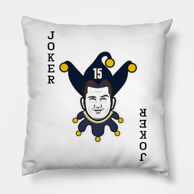 Nikola "The Joker"Jokic Pillow by ray1007