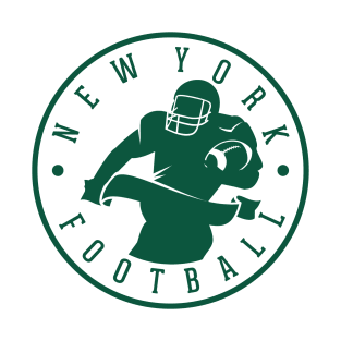 New York American Football Team Color T-Shirt