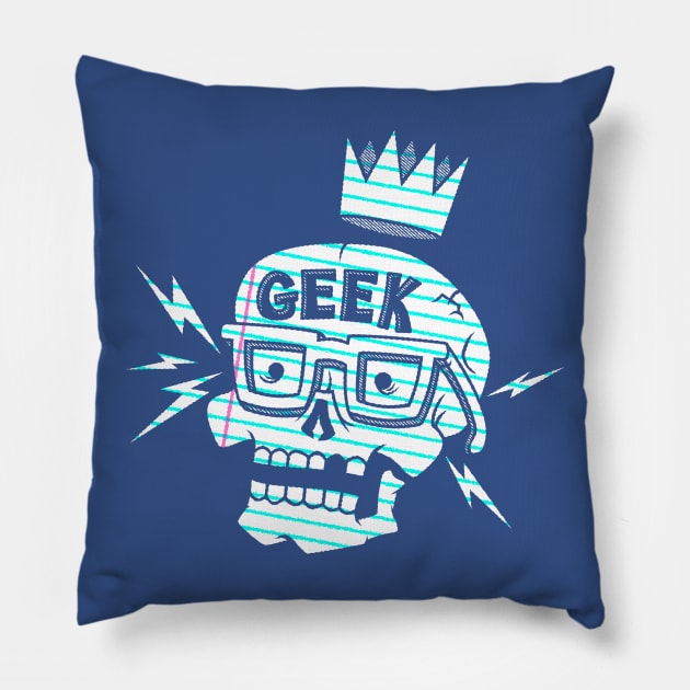 Notebook Geek Pillow by blairjcampbell