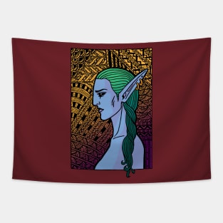 Night Elf WoW Tapestry